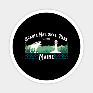 Acadia National Park Maine Hiking Camping Magnet